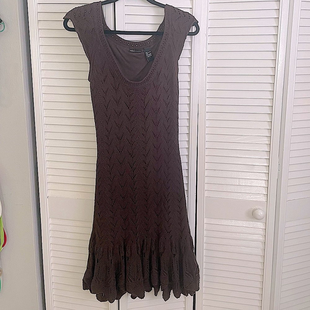 Moda- Victoria’s Secret - crochet brown dress